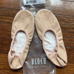 Bloch Girls Pink Belle Ballet Slipper Size 1B